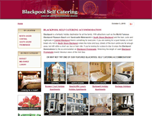 Tablet Screenshot of blackpoolselfcatering.com